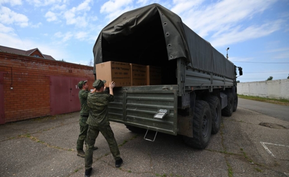 Адыгея направила новую партию гуманитарного груза в зону СВО